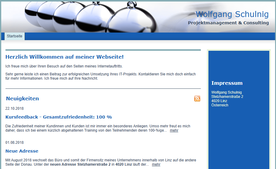 Relaunch des Internetauftritts